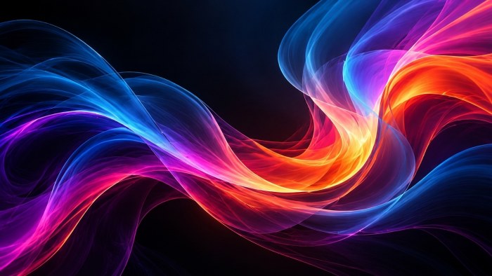 Neon Flow Abstract 4K Wallpaper — Abstract wallpaper