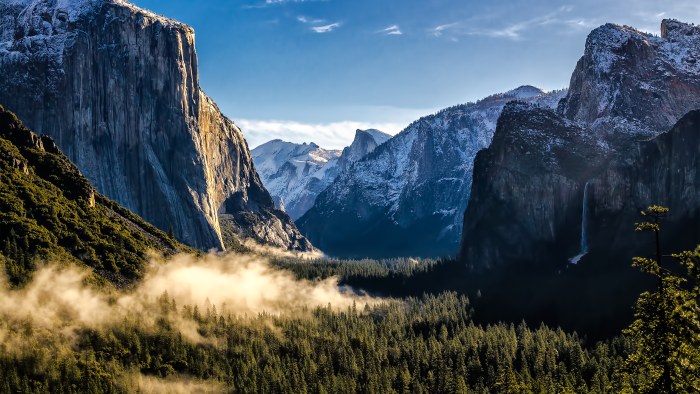 Grand Granite Valley 4K Wallpaper — Nature wallpaper