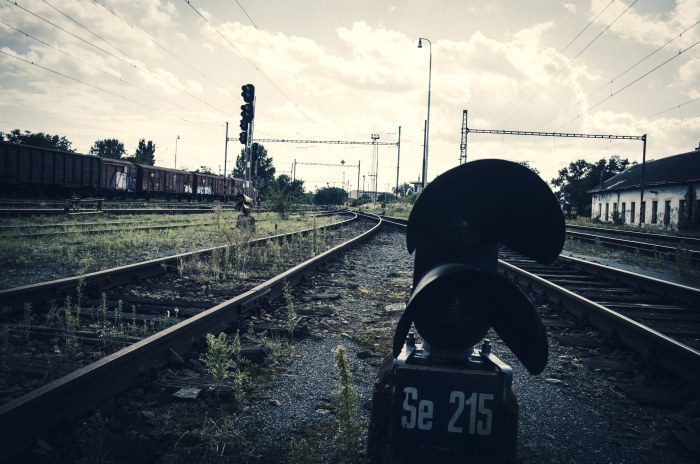 Clouds in Cool Natural Light — Trains wallpaper