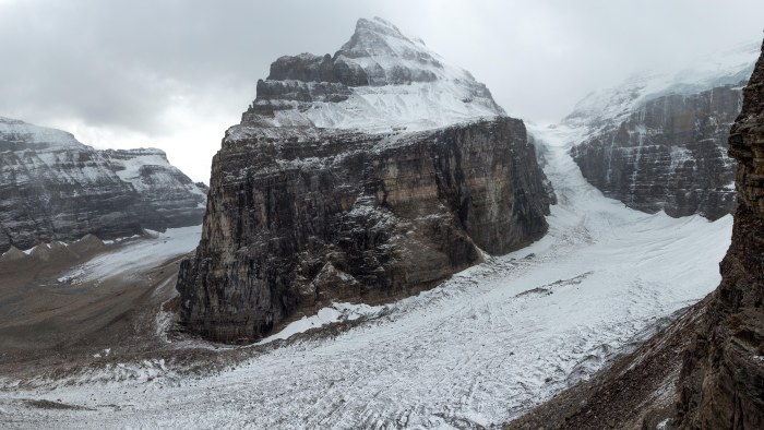 Snowy Mountain and Glacier Wallpaper — Nature wallpaper