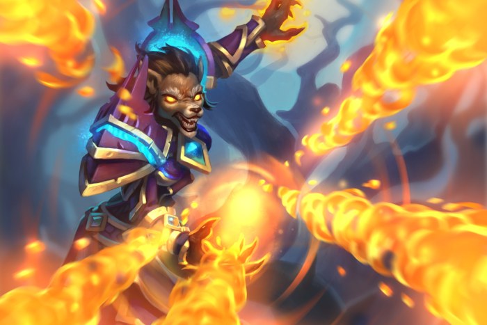 Hearthstone Fire Mage Art — Games wallpaper