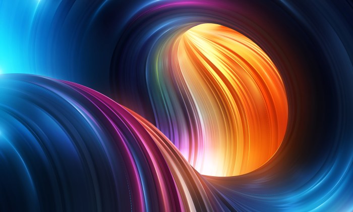 Colorful Curves Wallpaper — Abstract wallpaper