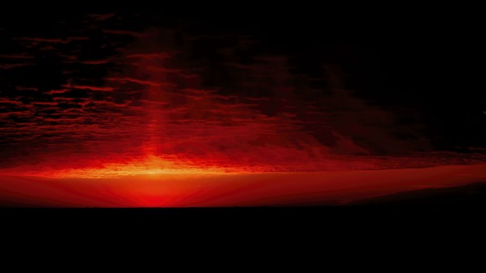 Sunrise Ocean with Clouds — Sunsets & Sunrises wallpaper