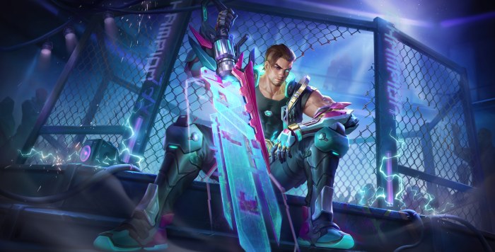 Cyberpunk Fighter in Neon — Games wallpaper