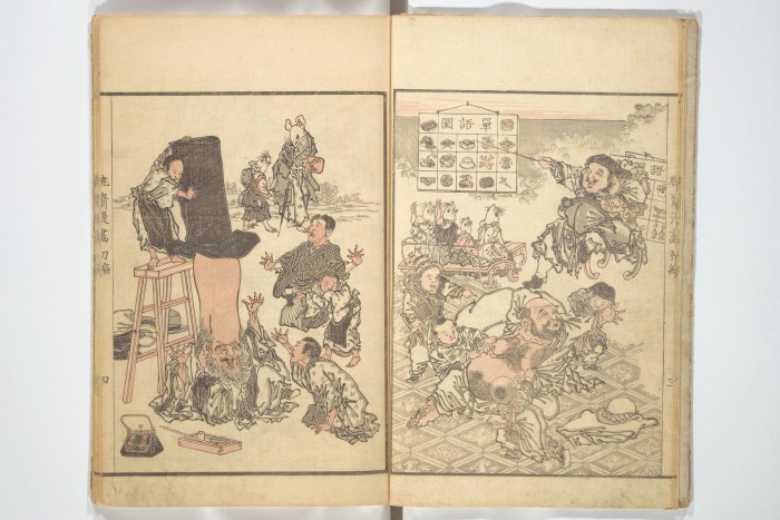 Kyosai Manga Sketchbook — Classic Art wallpaper