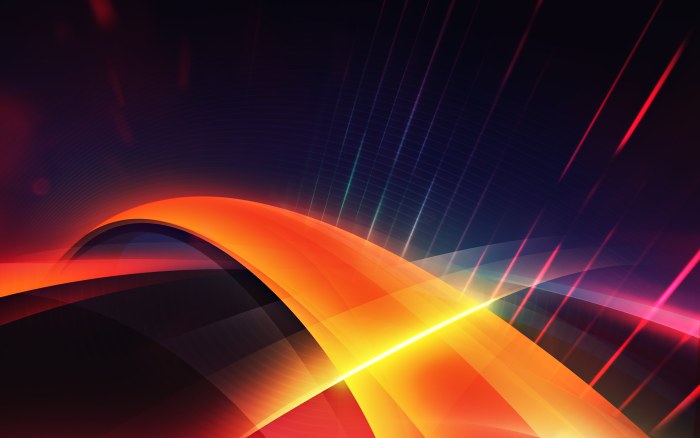 Digital Composition 3D Orange Dark Wallpaper — Abstract wallpaper