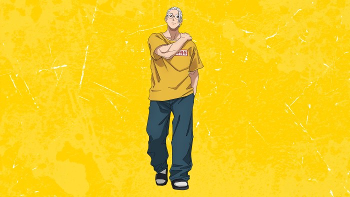 View of Taro Sakamoto in Warm Yellow Light — Anime wallpaper