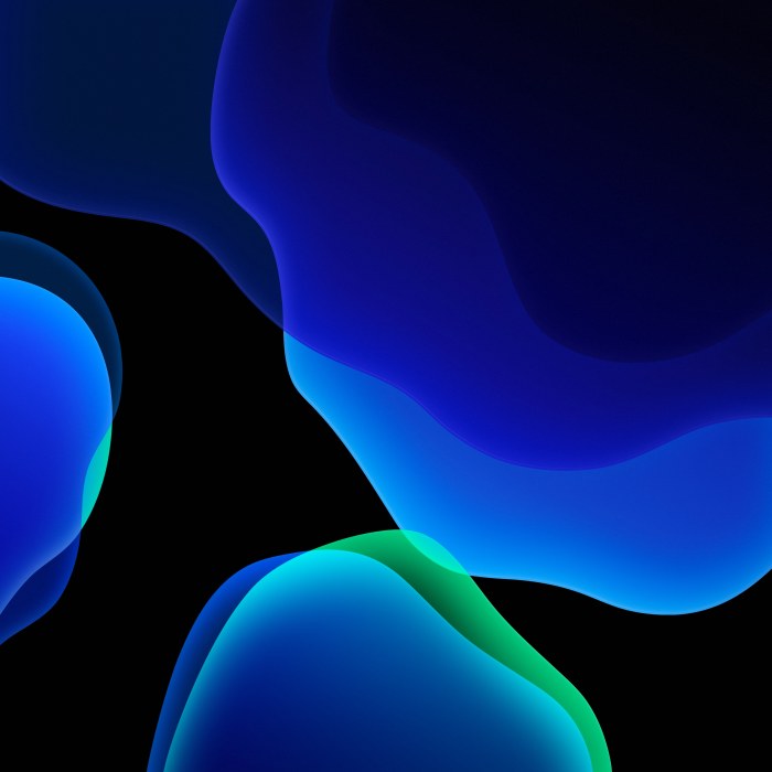 Blue and Green Flowing Gradient Wallpaper — Abstract wallpaper