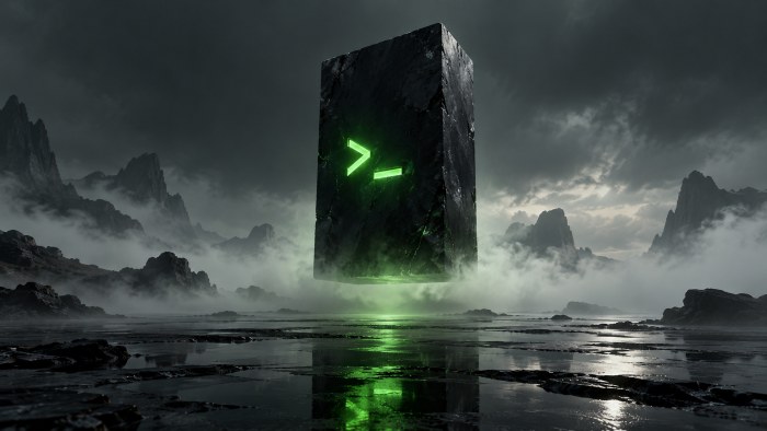 Linux Terminal Monolith 4K Wallpaper — Linux wallpaper