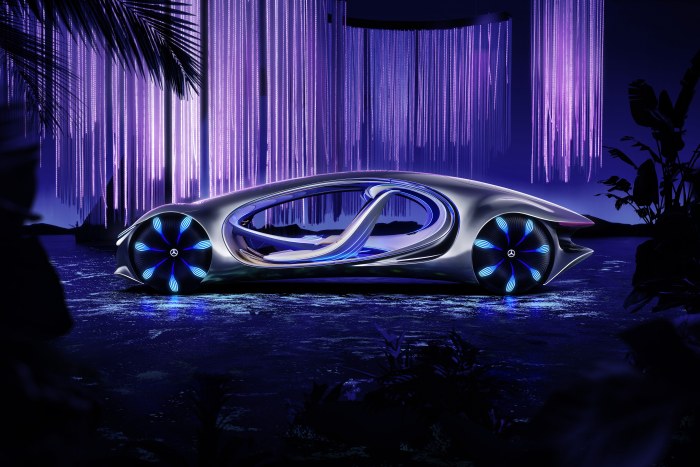 Mercedes Benz Vision Avtr 2020, a landscape cars wallpaper