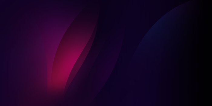 Dark Purple Glowing Curves Wallpaper — Abstract wallpaper