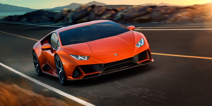 Lamborghini Huracan Evo 2019 (cars, landscape)