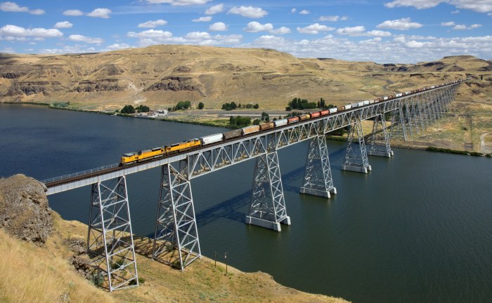 River and Hills in Natural Light — Trains wallpaper
