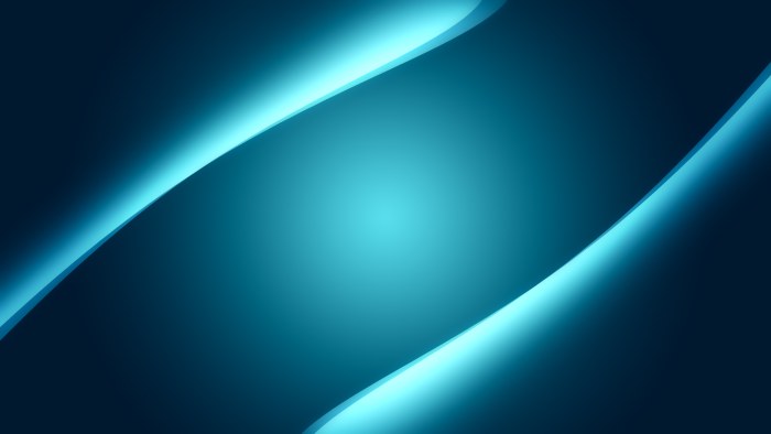 Glowing Cyan Horizon Wallpaper — Abstract wallpaper