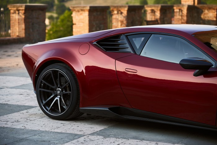 Red Supercar Side Detail — Cars wallpaper