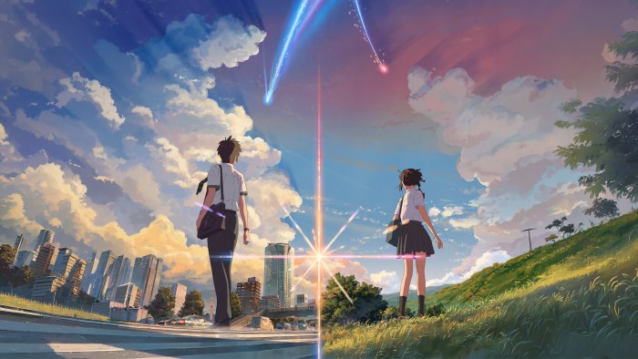 Illustrated Scene Desktop Background — Anime wallpaper