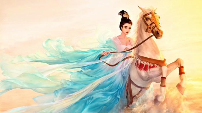 Rider on a White Horse — Fantasy wallpaper