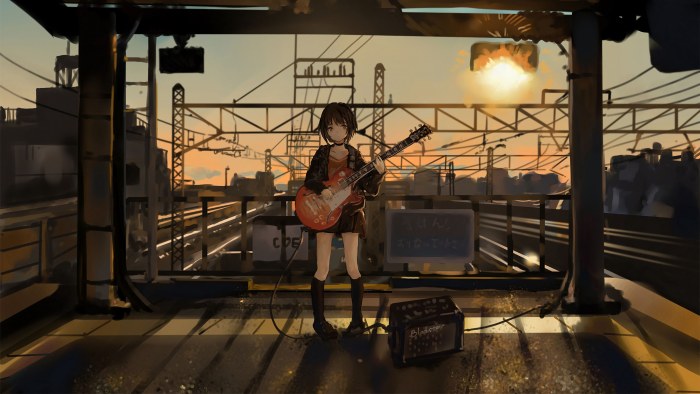 Moody Illustrated Scene Desktop Background — Anime wallpaper