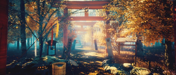 Autumn Shrine Path — Autumn wallpaper