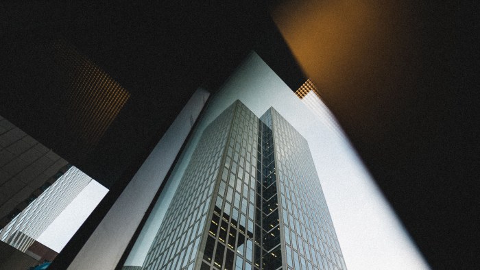 Skyscrapers in Moody Natural Light — City wallpaper