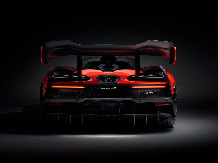 Mclaren Senna 2018 Rear View Wallpaper — Cars wallpaper