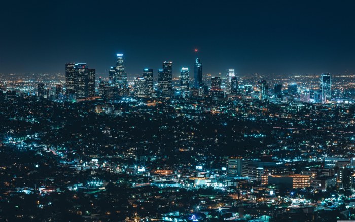 Navy City Street at Night — City wallpaper