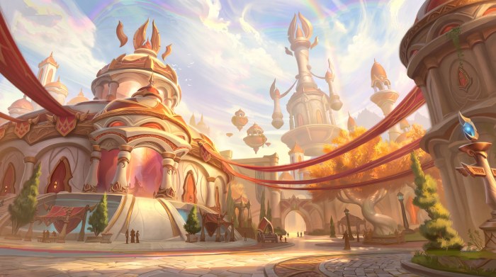 World Warcraft Midnight Eversong Cityscape — Architecture wallpaper