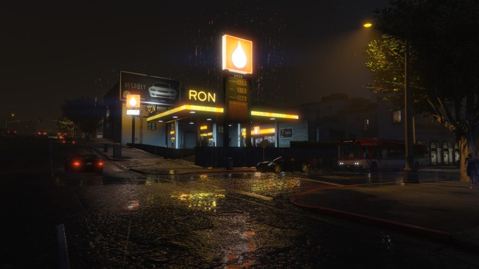 Grand Theft Auto V Rainy Night — City wallpaper
