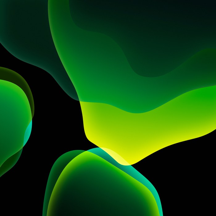 Green and Yellow Flowing Gradient Wallpaper — Abstract wallpaper